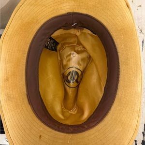 Vintage YR Western Hat Tan, M 6 3/4 - 6 7/8